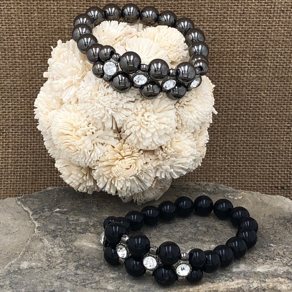 🍀 Simple Beaded Stretch Bracelet - Picture 1 of 3